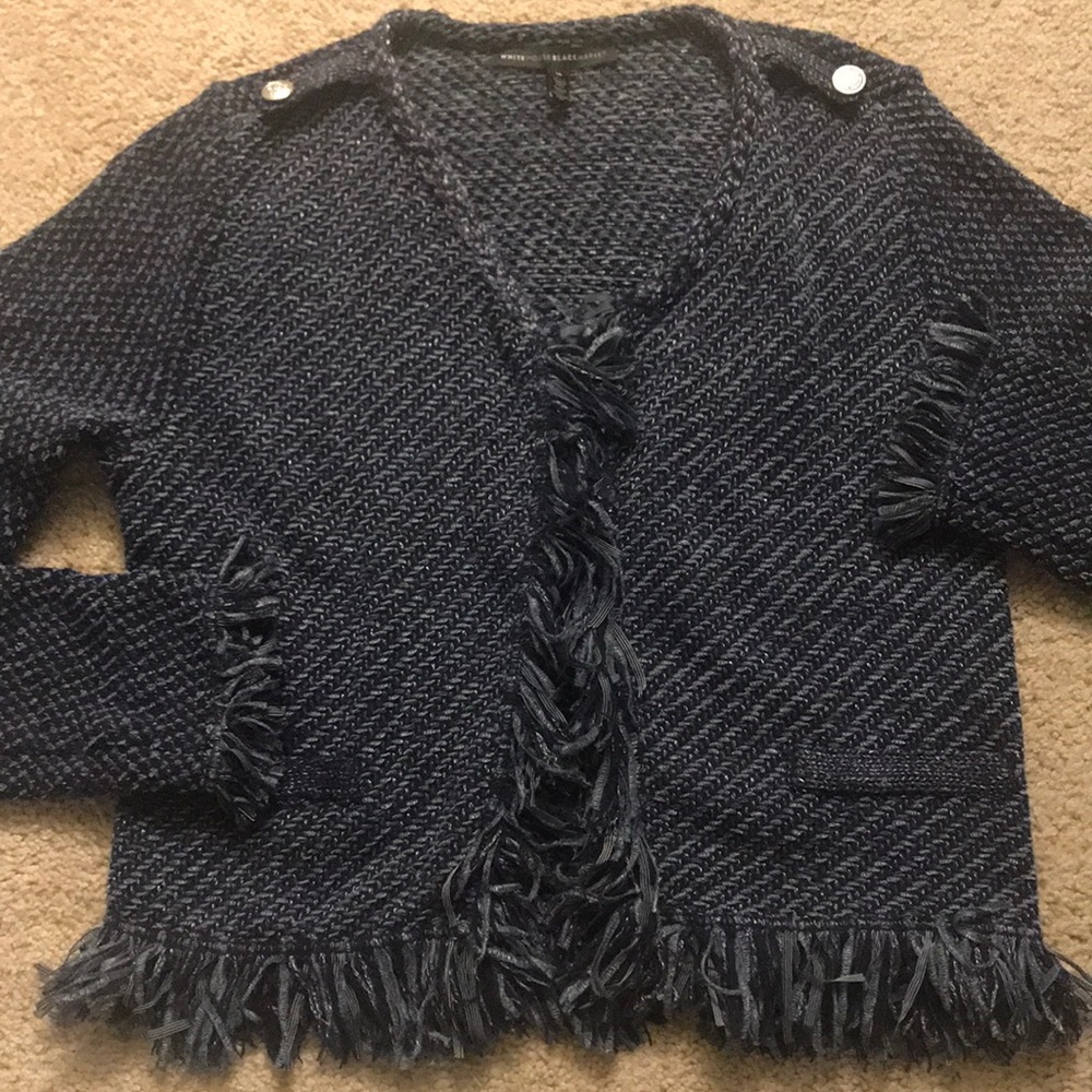 Blue sweater cardigan - Picture 3 of 7